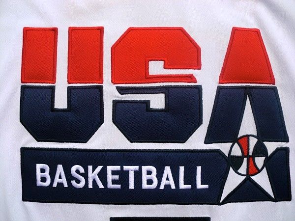 Nike USA Dream Team 5 Kevin Duran 2012 USA Basketball Retro Jersey